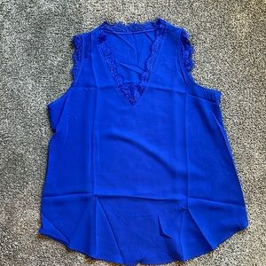 Womens lace detail tank top